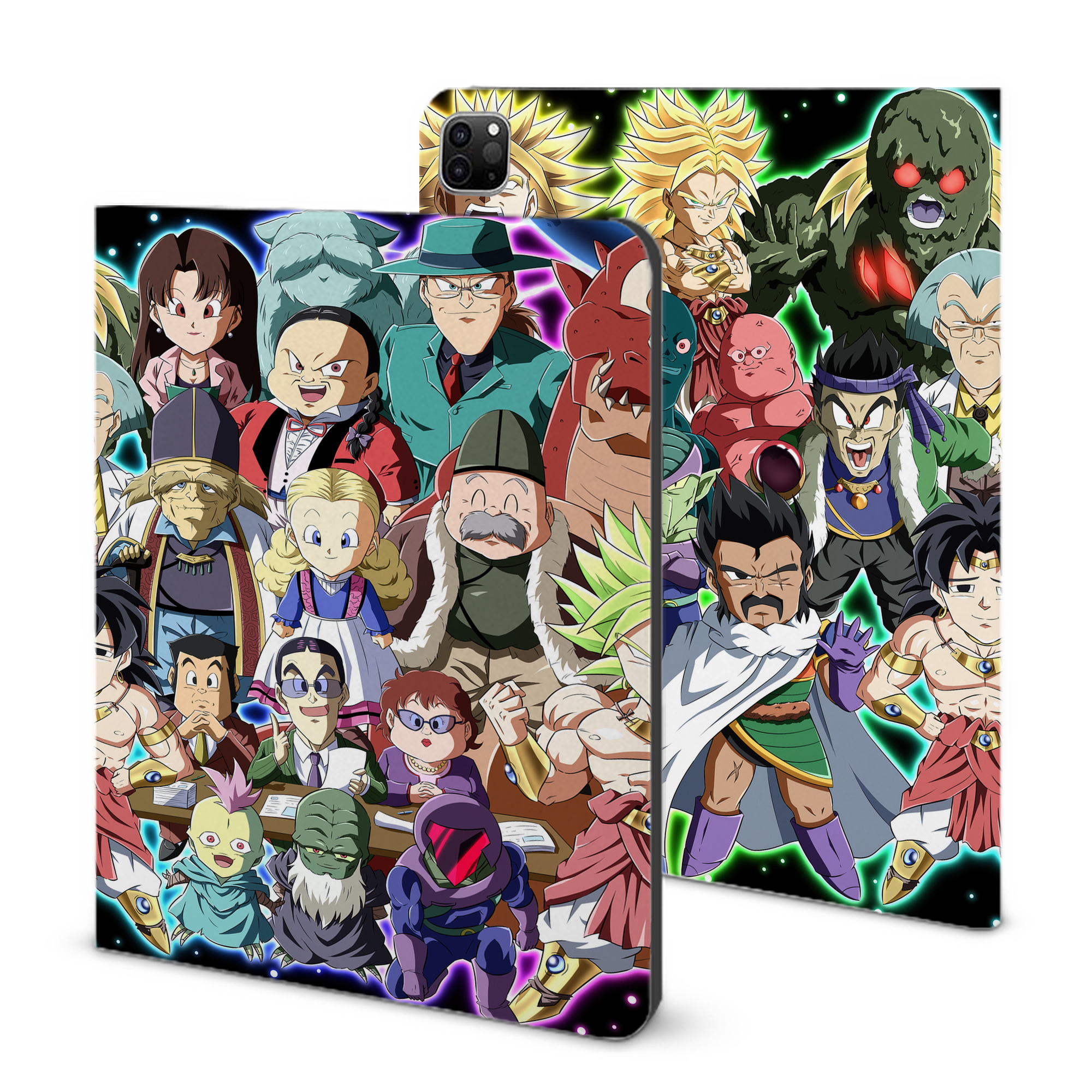 （画像用） ドラゴンボール DRAGON BALL IPad ケース ブック型 PUレザー TPU 耐衝撃 軽量 薄型 ペン収納なし 全面保護 IPad 各モデル対応